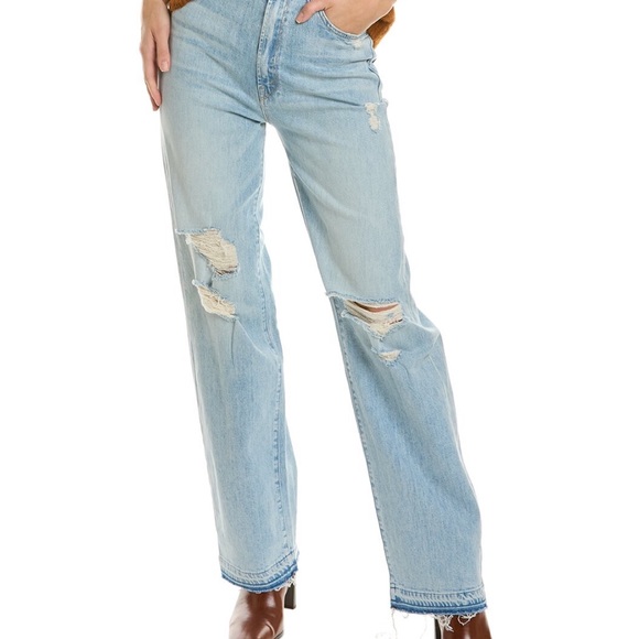 MOTHER Denim - NWT MOTHER High Waist Tunnel Vision Vacation Temptation Wide Leg Jean Size 30